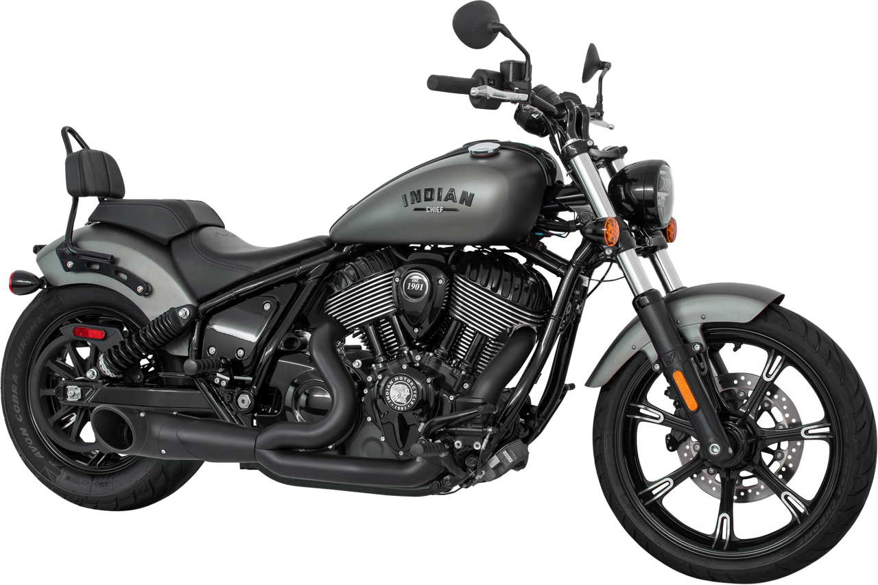 Turnout 2 1 4.5" Combat Endcap Indian Chief Pitch Bk