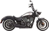 Thumbnail for BASSANI XHAUST Pro-Street Exhaust - Black - Turnout 6V23DB