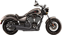 Thumbnail for BASSANI XHAUST Pro-Street Exhaust - Black - Turnout 6V23DB