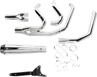 Thumbnail for BASSANI XHAUST Road Rage 2:1 Exhaust - Chrome 1FXR2