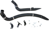 Thumbnail for BASSANI XHAUST Sweeper Exhaust - Black/Chrome 1SD2F