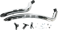 Thumbnail for BASSANI XHAUST Sweeper Exhaust - Black/Chrome 1SD2F