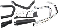 Thumbnail for BASSANI XHAUST Road Rage Exhaust - Black - Short - '04-'13 XL 14122J