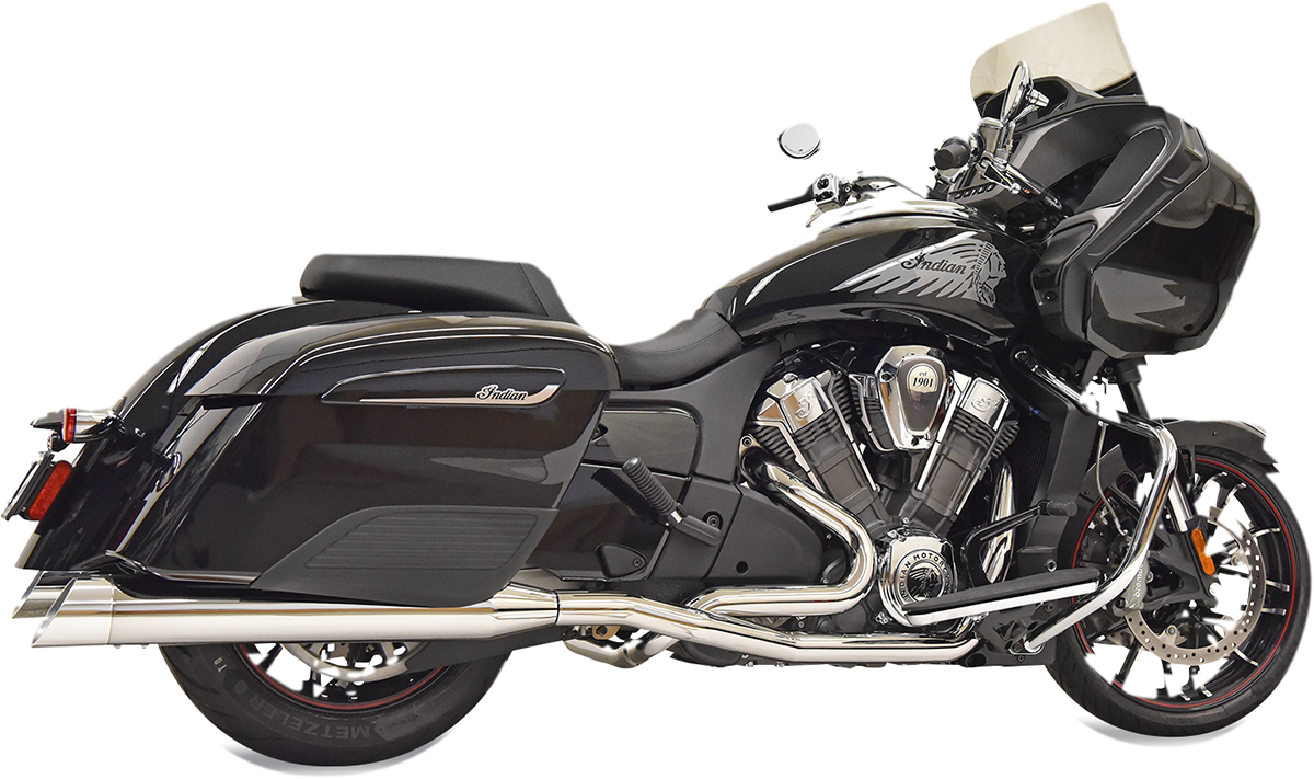 BASSANI XHAUST Road Rage 2:1 Exhaust - Chrome - Challenger 8H18S