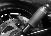 Thumbnail for LEGEND SUSPENSION AIR-A V-Rod Adjustable AIR Suspension - Black - V-Rod 1311-0109