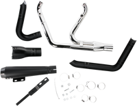 Thumbnail for BASSANI XHAUST 2:1 Exhaust - Black - Short - Breakout 1S32RB