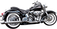 Thumbnail for BASSANI XHAUST Slip-On Mufflers - Slash-Up - Chrome 31117B