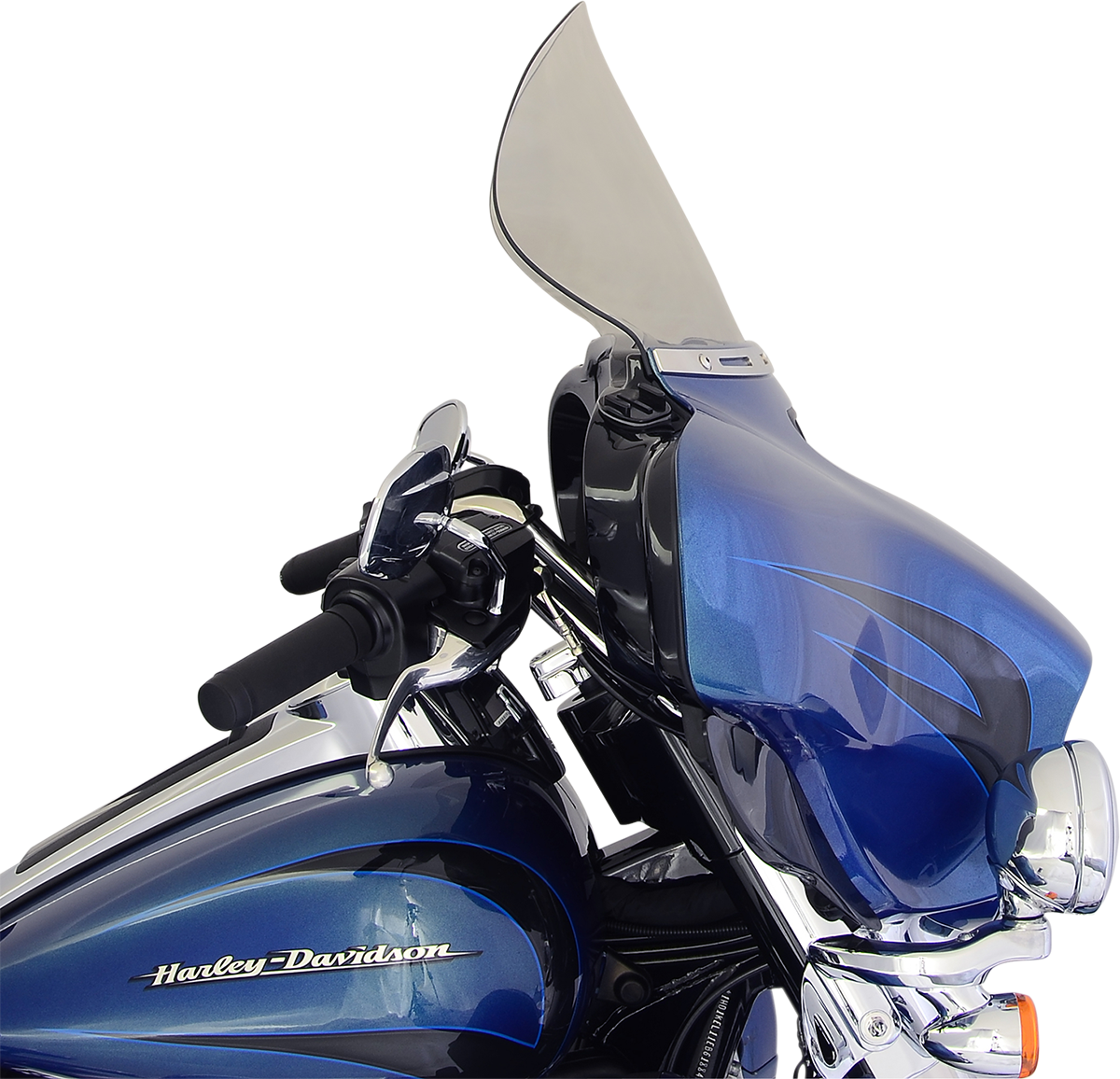 KLOCK WERKS Flare* Windshield - 11-1/2" - Tint - '14-'23 FLHT KWW-01-0205-2014