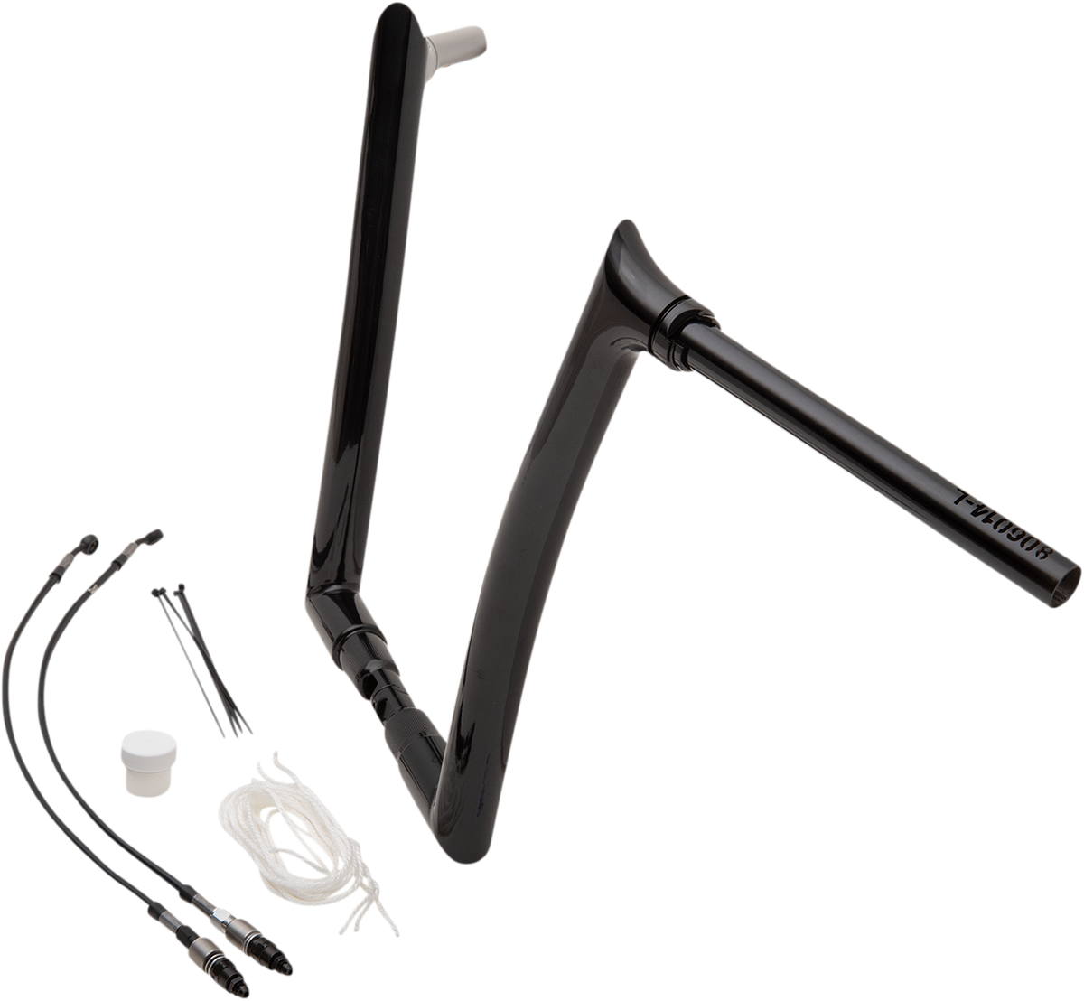 FAT BAGGERS INC. Handlebar Kit - Pointed Top - 14" - Black 809314-B