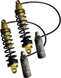 Thumbnail for LEGEND SUSPENSION REVO ARC Remote Reservoir Shocks - Standard - Gold - 14