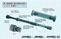 Thumbnail for LEGEND SUSPENSION AXEO21 Front End Suspension - 49 mm - FLH '14-'16 0414-0542
