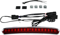 Thumbnail for CUSTOM DYNAMICS Tour Pack Lid Light - Chrome/Red CD-TP-LID-CR