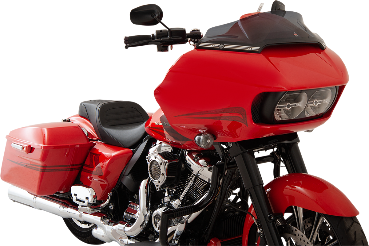 KLOCK WERKS Flare* Windshield - 6" - Dark Smoke - FLTR KWW-01-0402