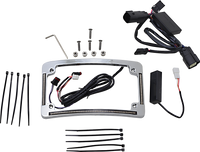 Thumbnail for CUSTOM DYNAMICS All in One License Plate Frame - Chrome TF05-BCM-C