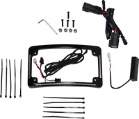 Thumbnail for CUSTOM DYNAMICS All in One License Plate Frame - Black TF05-BCM4-B