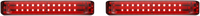 Thumbnail for CUSTOM DYNAMICS Saddlebag LED Lights - Sequential - Chrome/Red PB-SBSEQ-SS8-CR