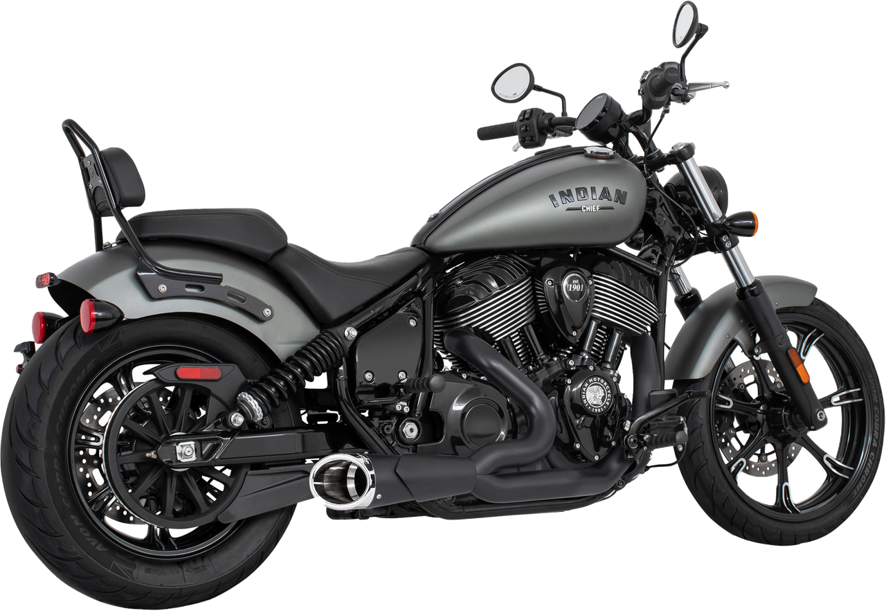 Shorty 2 1 4.5" Combat End Cap Indian Chief Bk/Ch