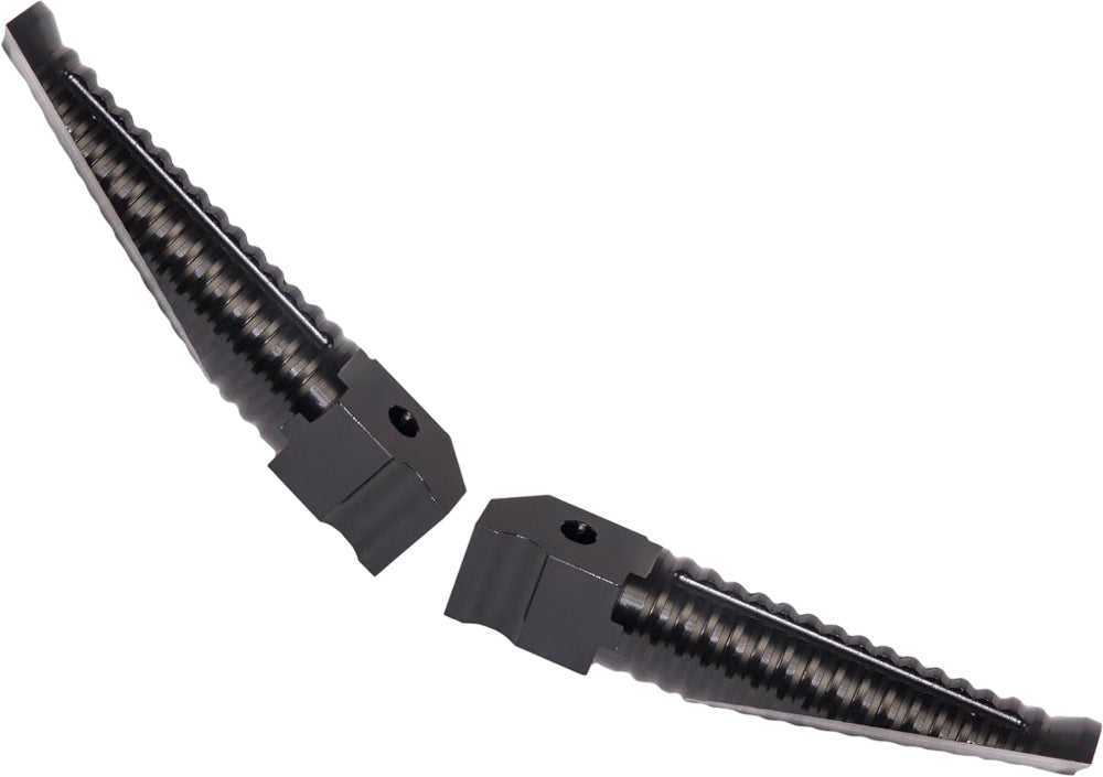 Billet Aluminum Footpegs Black Anodized