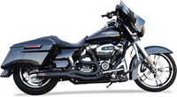 Thumbnail for BASSANI XHAUST Road Rage II 2-Into-1 Mid-Length Exhaust System - Chrome 1F62C
