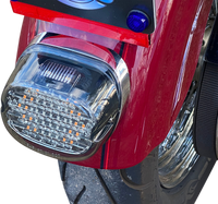 Thumbnail for CUSTOM DYNAMICS Taillight w/ Integrated Turn Signal - Top Window - Smoked Lens CD-INT-TL-W-S