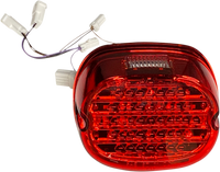 Thumbnail for CUSTOM DYNAMICS Taillight w/ Integrated Turn Signal - Top Window - Red Lens CD-INT-TL-W-R