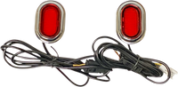 Thumbnail for CUSTOM DYNAMICS Antenna Grommet Light - Red Lens - Chrome CD-PLUG-RC