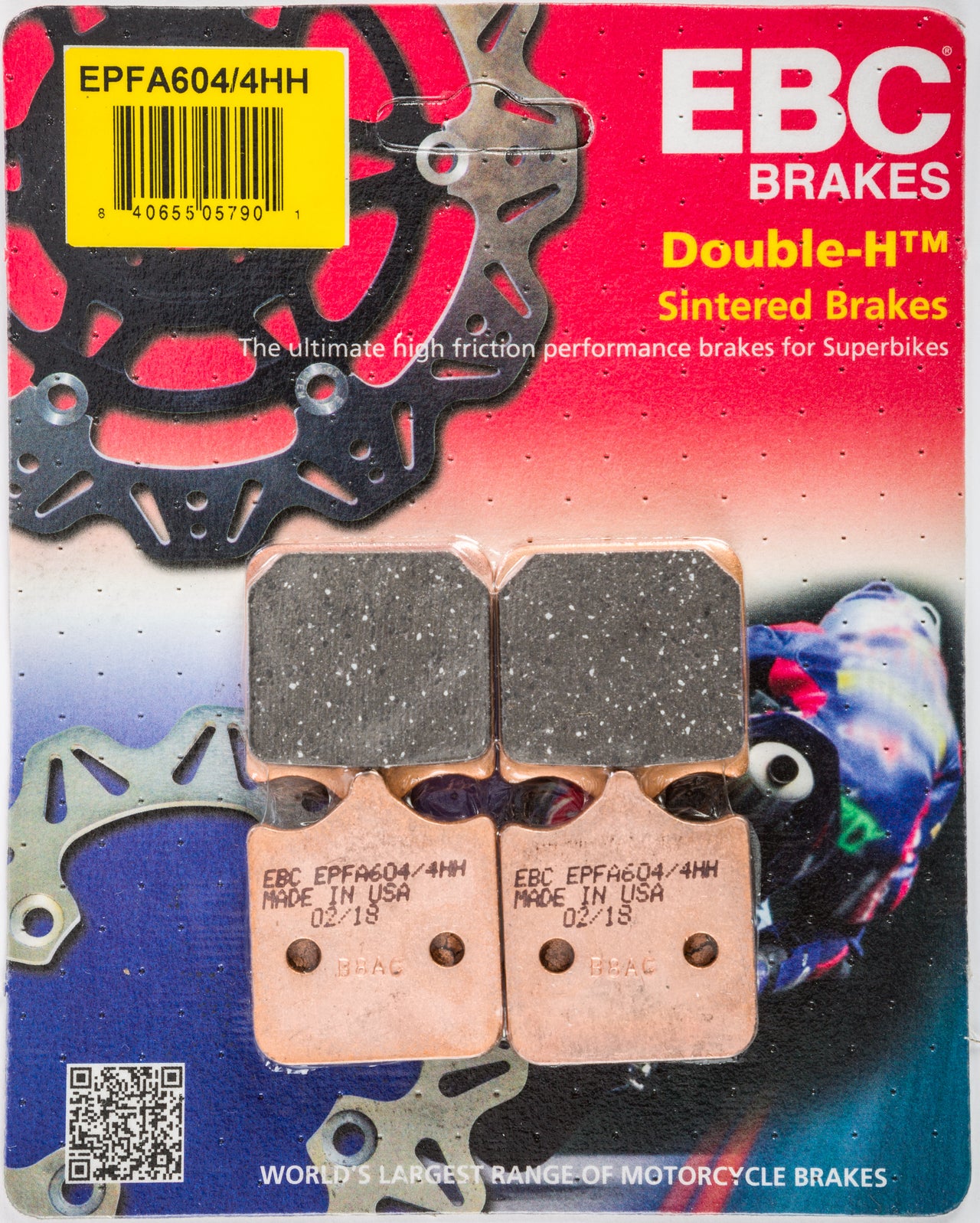 Brake Pads Epfa604/4hh Extreme Pro Epfa Series