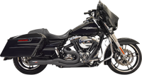 Thumbnail for BASSANI XHAUST Road Rage II 2-Into-1 Mid-Length Exhaust System - Black 1F62B