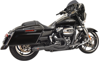 Thumbnail for BASSANI XHAUST Road Rage II 2-Into-1 Mid-Length Exhaust System - Black 1F72B