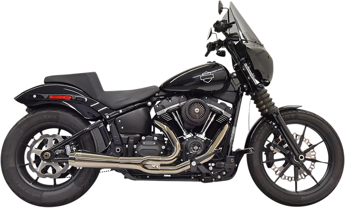 BASSANI XHAUST 2:1 Exhaust - Black Chrome 1S72M