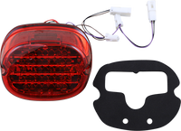 Thumbnail for CUSTOM DYNAMICS Taillight w/ Integrated Turn Signal - No Window - Red Lens CD-INT-TL-NW-R