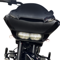 Thumbnail for CUSTOM DYNAMICS Windshield Trim - Sequential Turn Signal - Black CD-RG-SWT-AW2-B