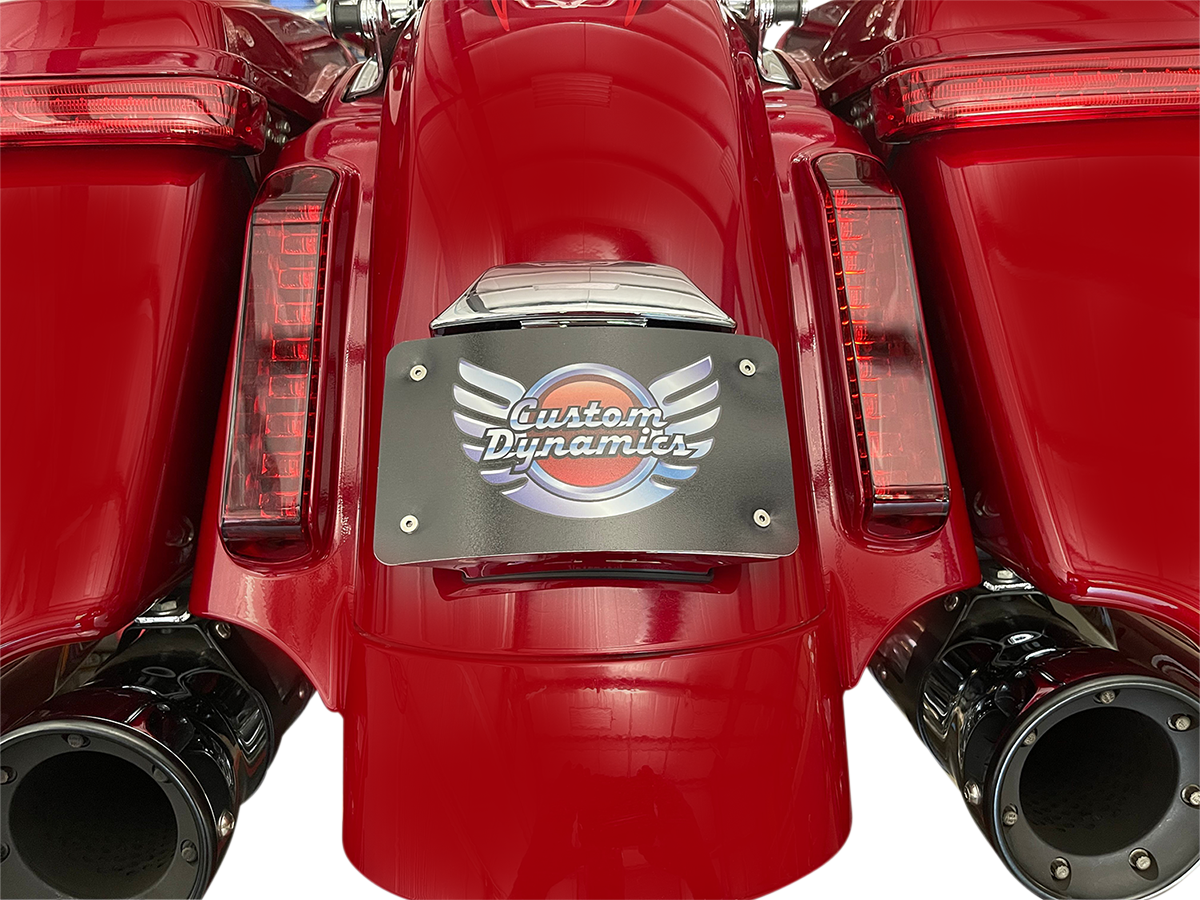 CUSTOM DYNAMICS License Plate Mount - CVO - Chrome CD-CVO-MOUNT-C