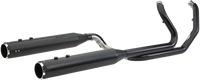 Thumbnail for S&S CYCLE El Dorado Dual Exhaust System - Black - Black Thruster 550-0679B