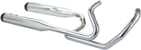 Thumbnail for S&S CYCLE El Dorado Dual Exhaust System - Chrome - Black Thruster 550-0699C