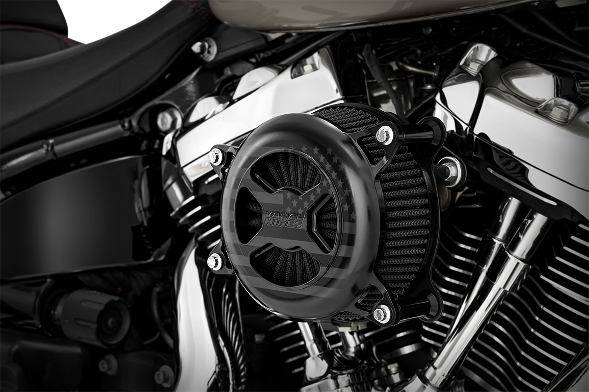 VANCE & HINES VO2 America Air Cleaner - Freedom Black 42045FG