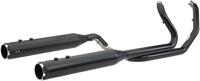 Thumbnail for S&S CYCLE El Dorado Dual Exhaust System - Black - Black Thruster 550-0700C