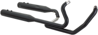 Thumbnail for S&S CYCLE El Dorado Dual Exhaust System - Black - Black Thruster 550-0700C