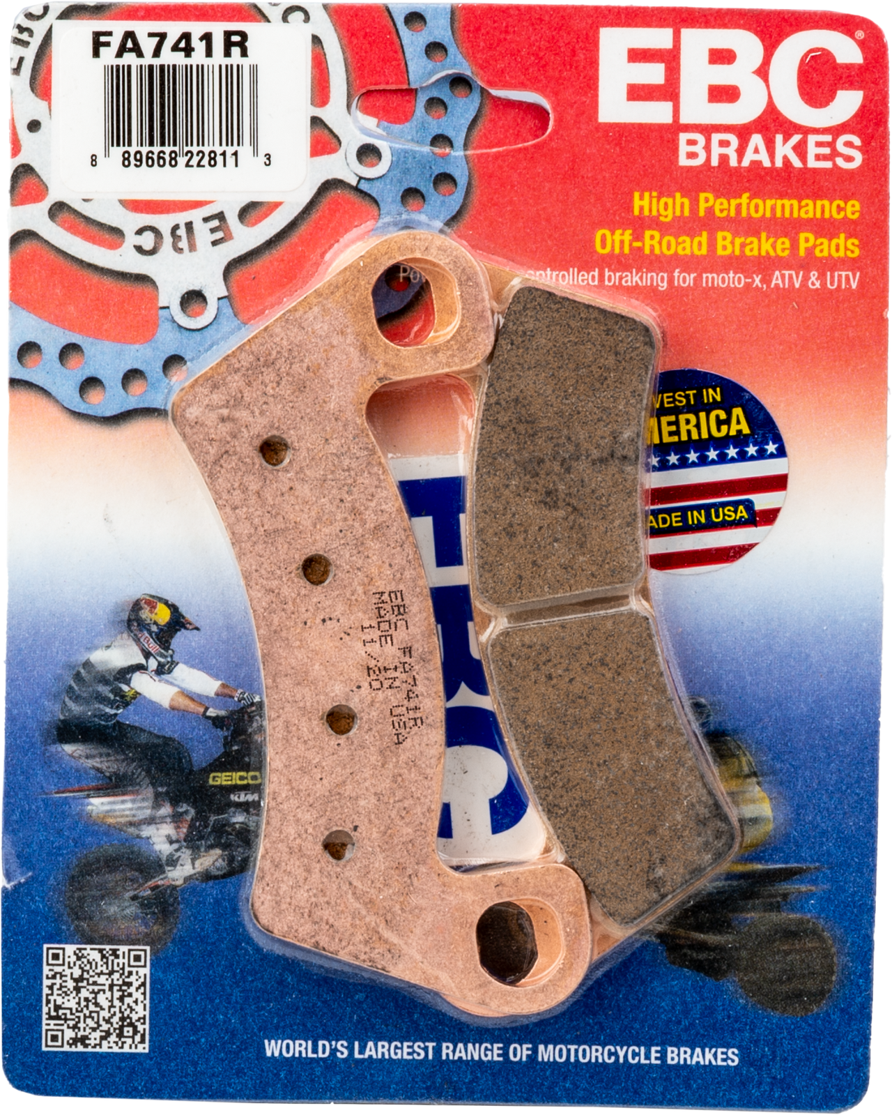Brake Pads Fa741r Sintered R Series