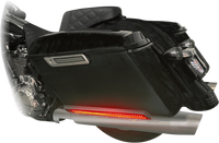 Thumbnail for CUSTOM DYNAMICS Marker Light - Saddlebag - Smoke - Chrome CD-SB-SIDE-SC