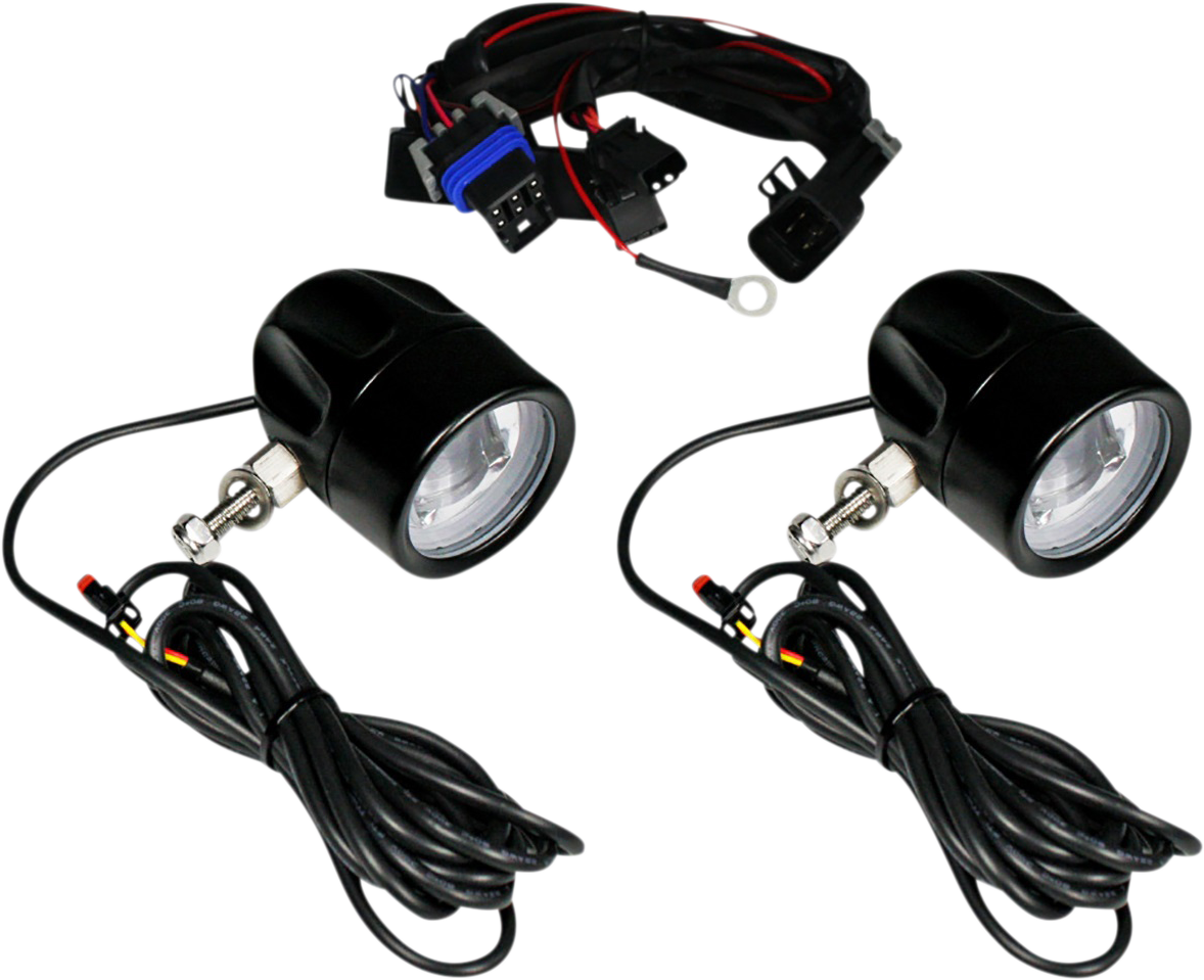 CUSTOM DYNAMICS Fog Light - Black PB-FOG-CHAL-B