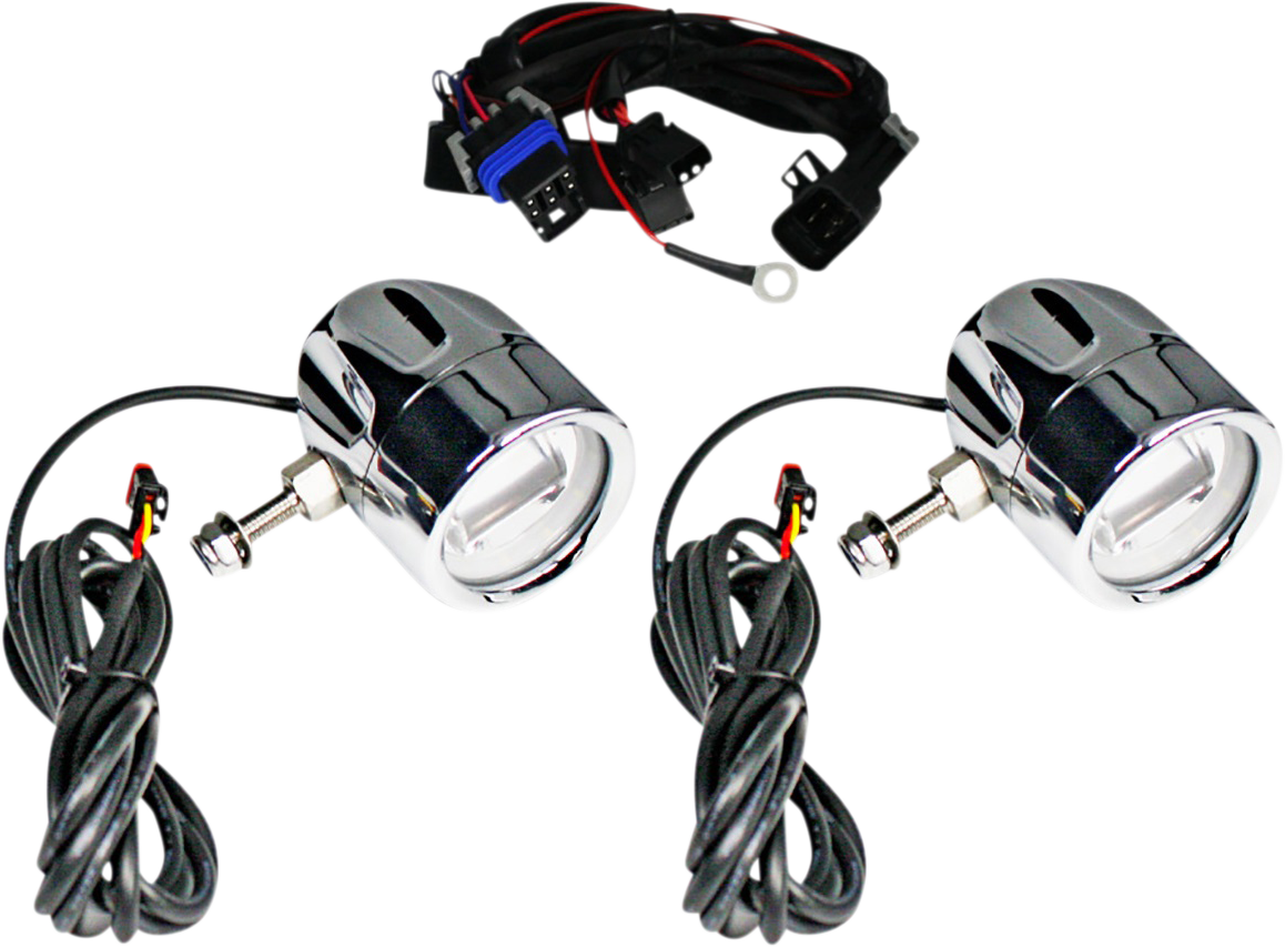 CUSTOM DYNAMICS Fog Light - Chrome PB-FOG-CHAL-C