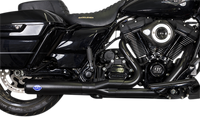 Thumbnail for S&S CYCLE 2-into-1 Diamondback Exhaust System - Guardian Black - Race Only 550-1028