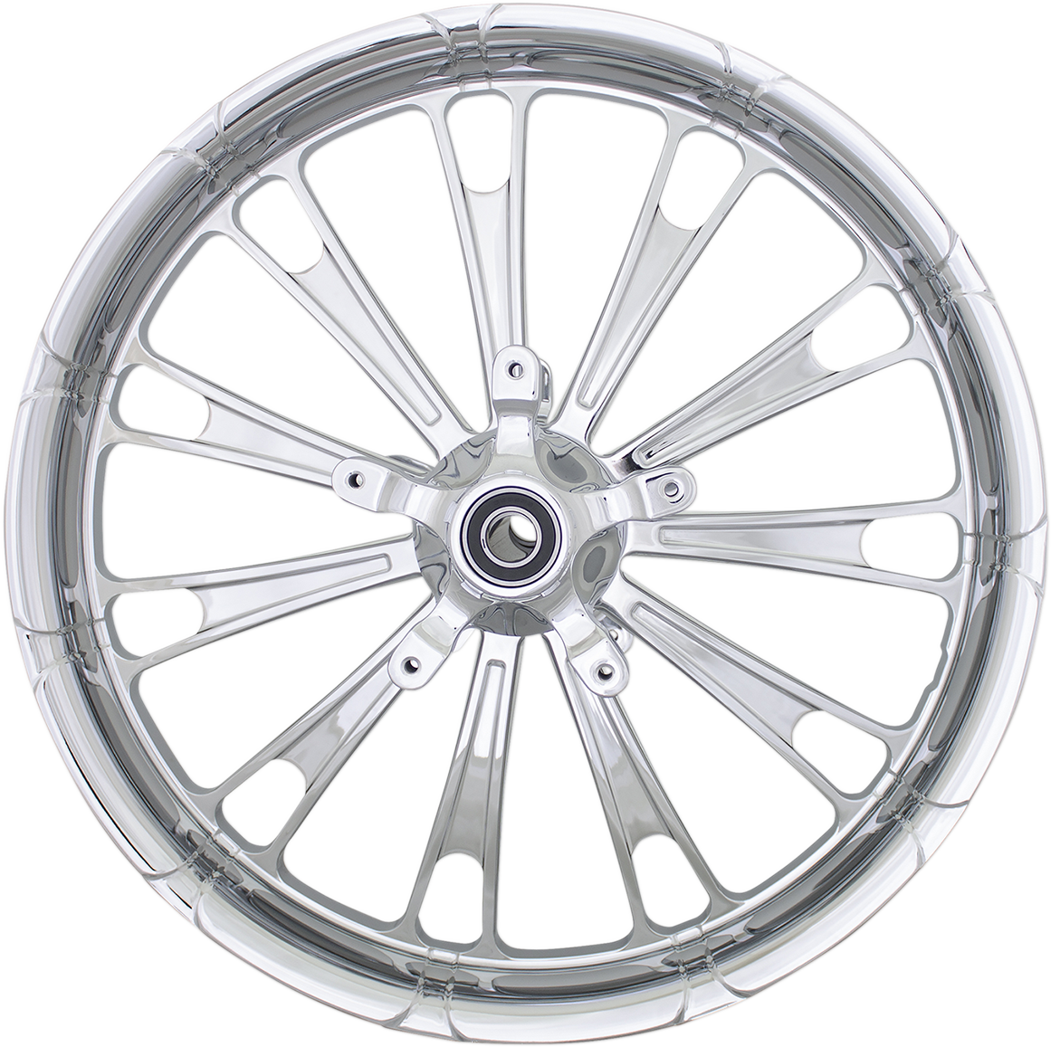 COASTAL MOTO Wheel - Fuel - Front - Dual Disc/with ABS - Chrome - 19x3 - FL FUL-193-CH-ABST