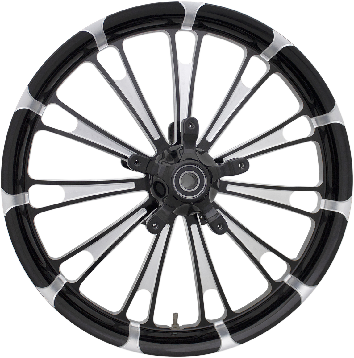 COASTAL MOTO Wheel - Fuel - Rear - Single Disc/with ABS - Black Cut - 16x5.5 - FL FUL-165-BC-ABST