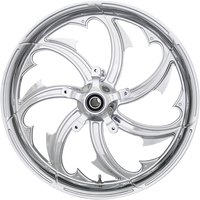 Thumbnail for COASTAL MOTO Wheel - Fury - Front - Dual Disc/with ABS - Chrome - 21x3.25 - FL FRY-213-CH-ABST