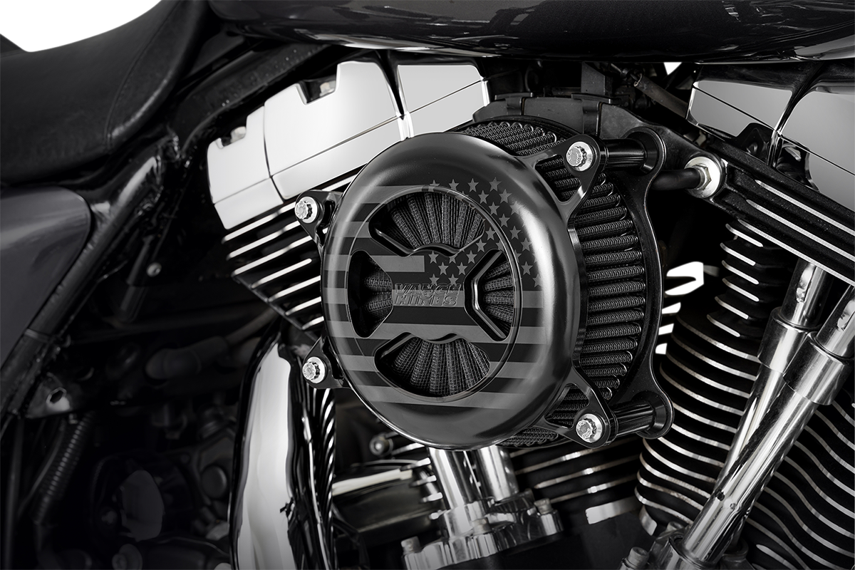VANCE & HINES VO2 X Air Intake - Black Wrinkle 42365