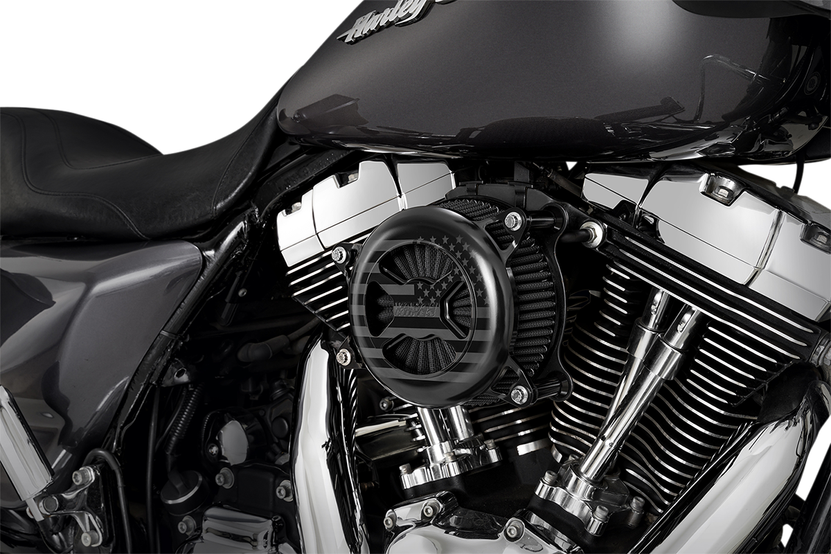 VANCE & HINES VO2 X Air Intake - Black Wrinkle 42365