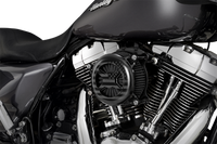 Thumbnail for VANCE & HINES VO2 X Air Intake - Black Wrinkle 42365
