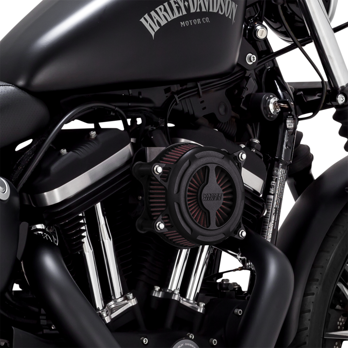VANCE & HINES VO2 Blade Air Intake - Black Wrinkle 42349